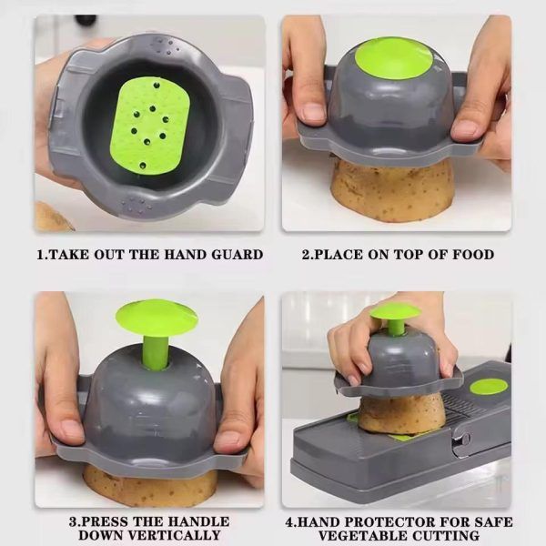16 IN1 Mandoline Slicer Veggie Food Chopper Vegetable Cutter.