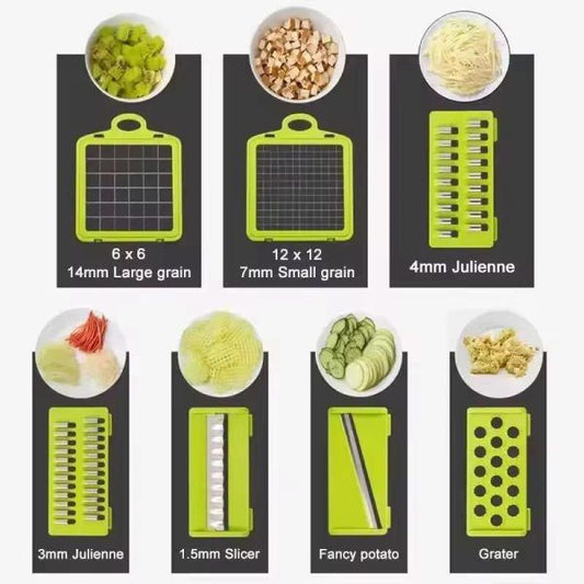 16 IN1 Mandoline Slicer Veggie Food Chopper Vegetable Cutter.