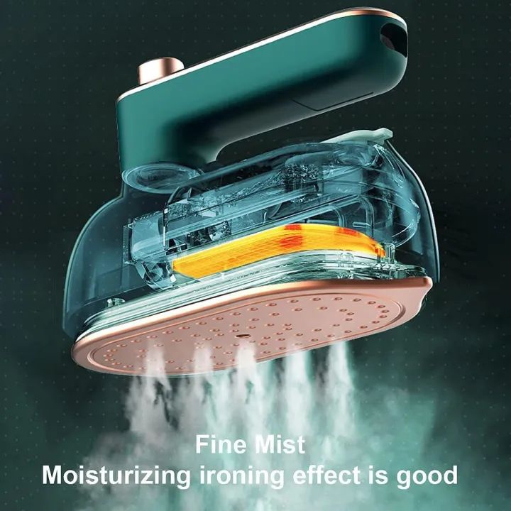 Mini Professional Steam Iron Handheld Portable Garment Steamer Wet Dry Ironing.