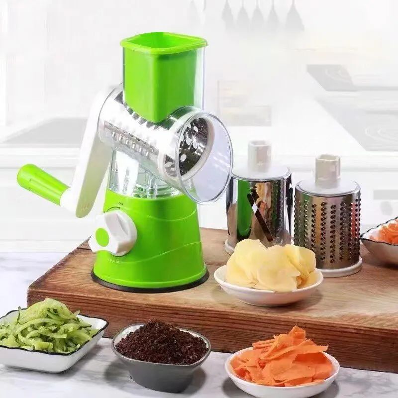 3-in-1 Drum Vegetable Cutter & Grater