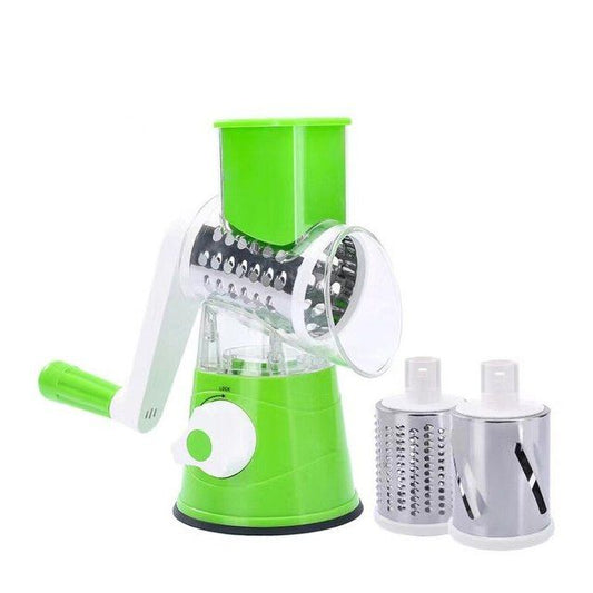 3-in-1 Drum Vegetable Cutter & Grater