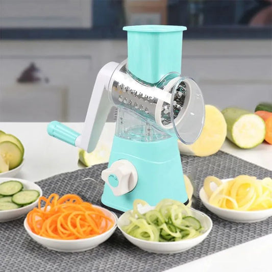 3-in-1 Drum Vegetable Cutter & Grater