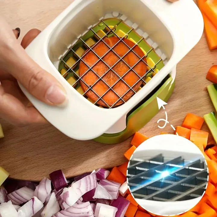 Multifunctional Vegetable Chopper Onion Dicing Artefact French Fries Slicer.