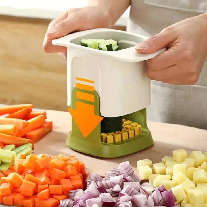 Multifunctional Vegetable Chopper Onion Dicing Artefact French Fries Slicer.