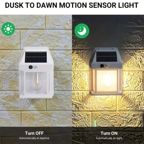 Solar Sensor Light Solar Tungsten Filament Lamp.