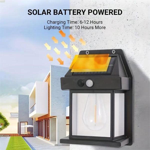 Solar Sensor Light Solar Tungsten Filament Lamp.