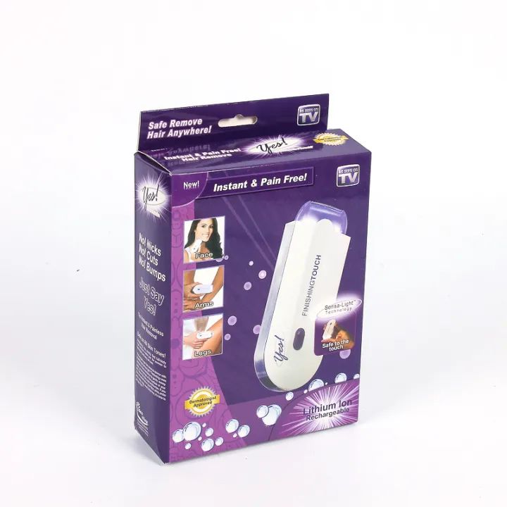 YES Finishing Touch USB Rechargeable 2 in 1 Instant Painless Hair Removal Machine.